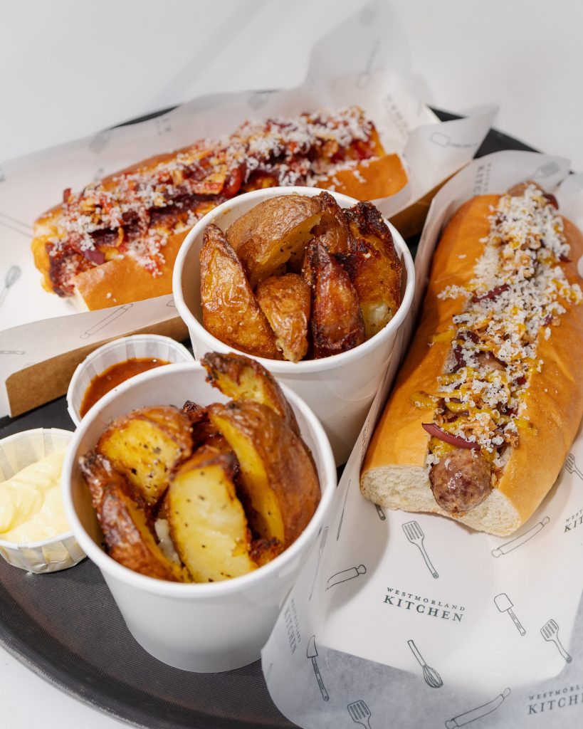 Hotdogs and Potato Wedges