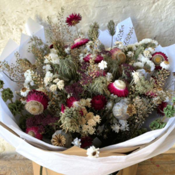 Dried Flower Bouquet Making with Rebecca & Scott from The Pretty Wild Flower Co
